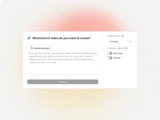 Video Creation Wizard With Document Upload
