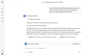 Agent Answering An Account Question With Sources