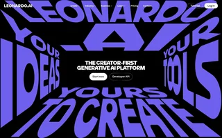 Leonardo Ai Homepage