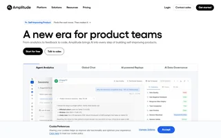 Amplitude Homepage