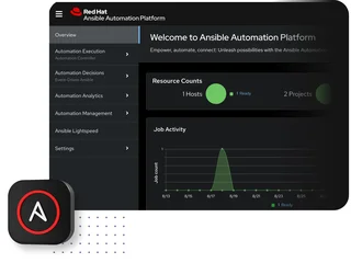 Dashboard With Resource Counts And Job Chart