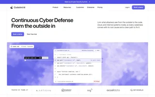 Codeant Ai Homepage With Code Scan Demo