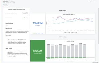 Cloud Billing Dashboard With An Ai Insights Panel