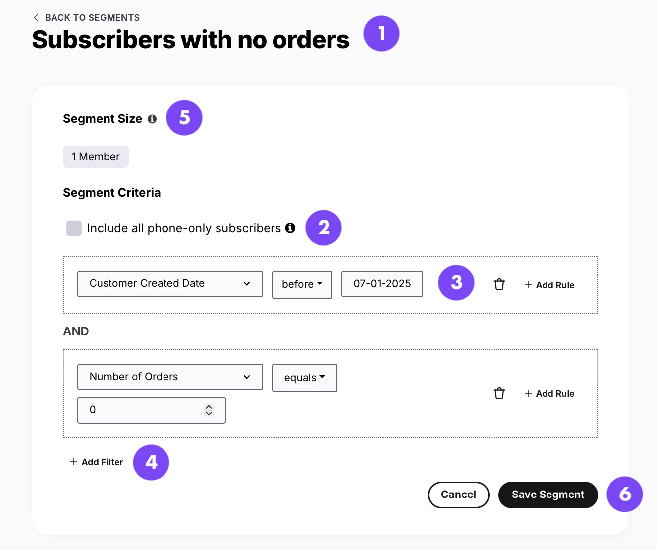 Segment Builder