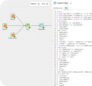 Pipeline Canvas With Sql Pane