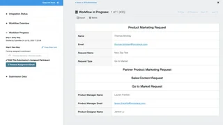 Workflow Progress On A Form Submission