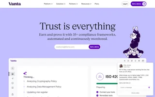 Vanta Homepage