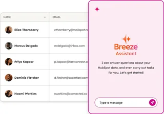 Contact List And Breeze Ai