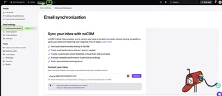 Email Synchronization Settings