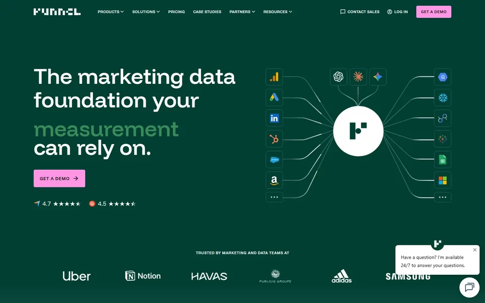 Funnel Homepage