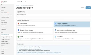 Create New Export