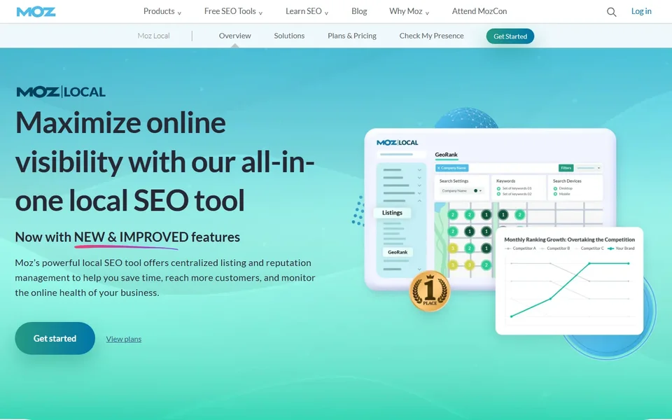 Moz Local Homepage