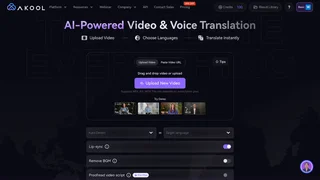 Video Translation Upload Page