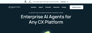 Forethought Homepage With The Ai Agents Headline