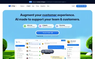 Crisp Homepage With The Shared Inbox Preview