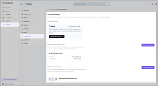 Git Connections Settings