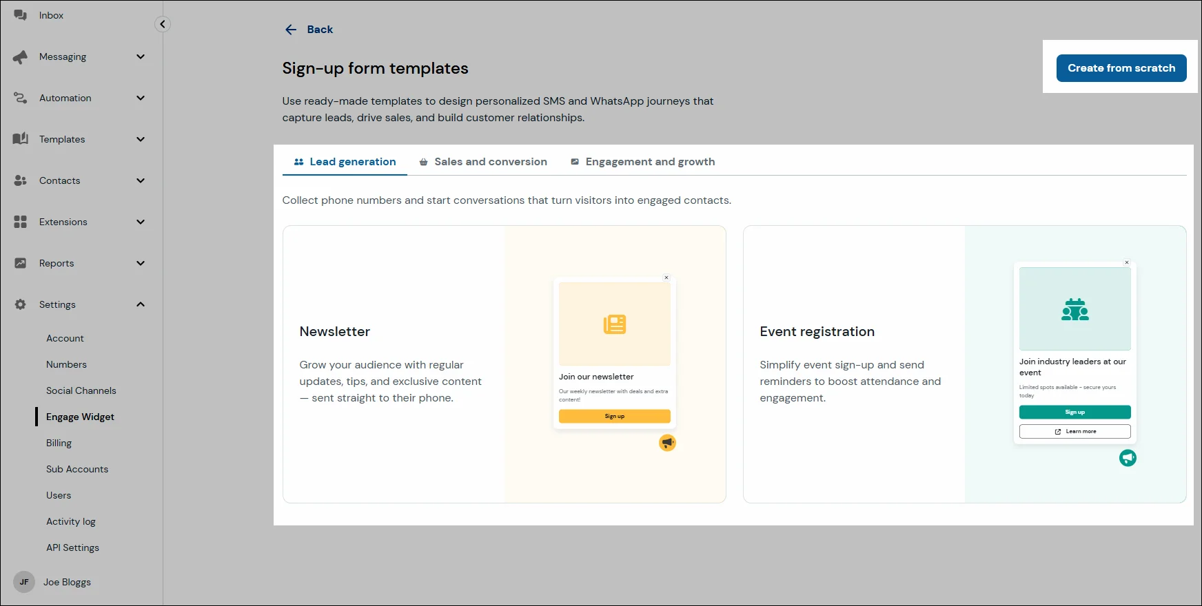 Sign Up Form Templates
