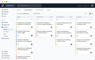 Kanban Board For Story Workflow