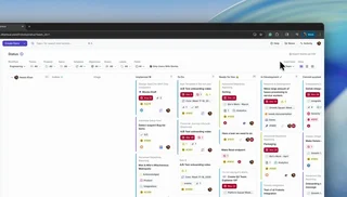 Status Board With Story Columns