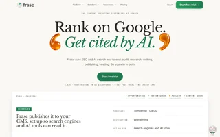 Frase Homepage