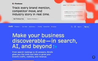 Ahrefs Homepage