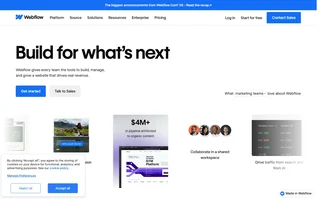 Webflow Homepage