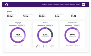 Forecast Summary With Impressions By Channel