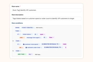 Automation Rule Editor With Conditions