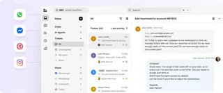 Shared Inbox With Messaging Channel Views