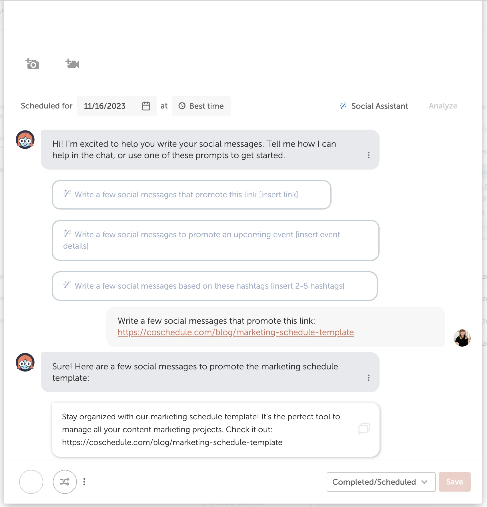 Ai Social Assistant