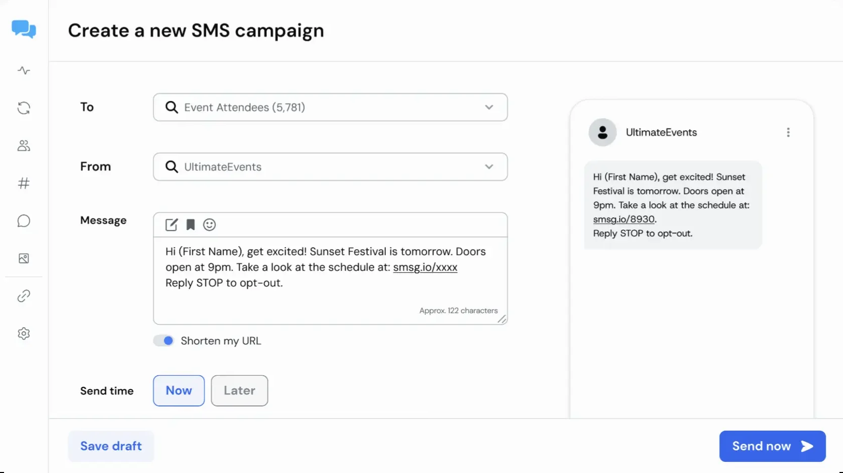 Create An Sms Campaign