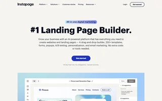 Instapage Homepage