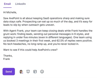 Email Composer With A Personalized Cold Email