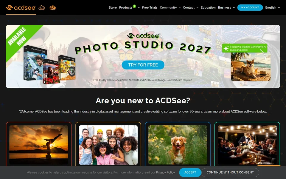 Acdsee Photo Studio Homepage