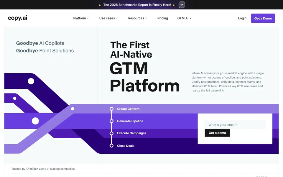 Copy Ai Homepage