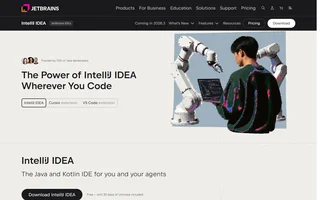 Intellij Idea Homepage With Download Button