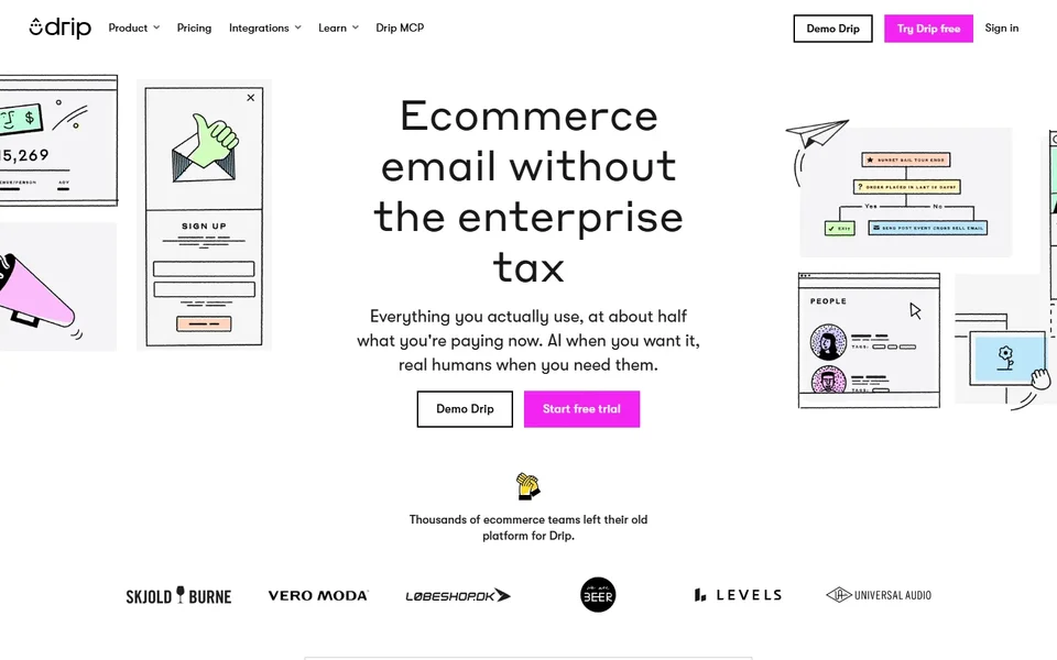 Drip Homepage