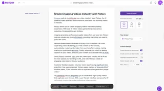 Script Editor Turning An Article Into A Video