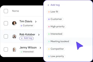 Leads List With Tag Picker