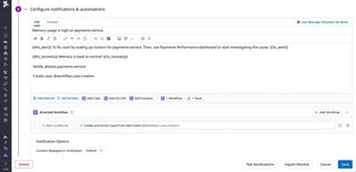 Monitor Notification Setup