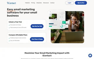 Icontact Homepage