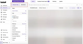 Creator Discovery Search