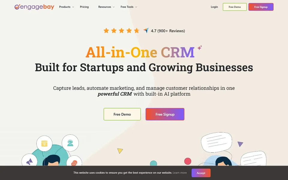 Engagebay Homepage