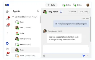 Live Chat Agent Console
