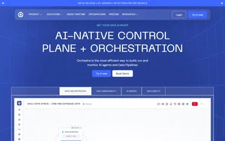 Orchestra Homepage With The Pipeline Demo