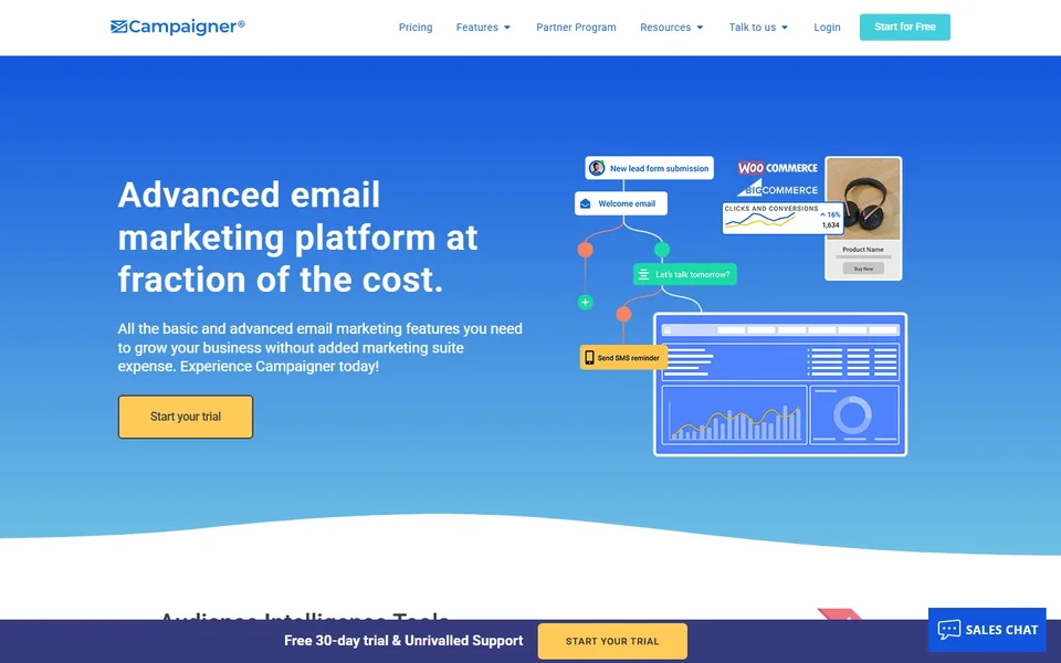Campaigner Homepage