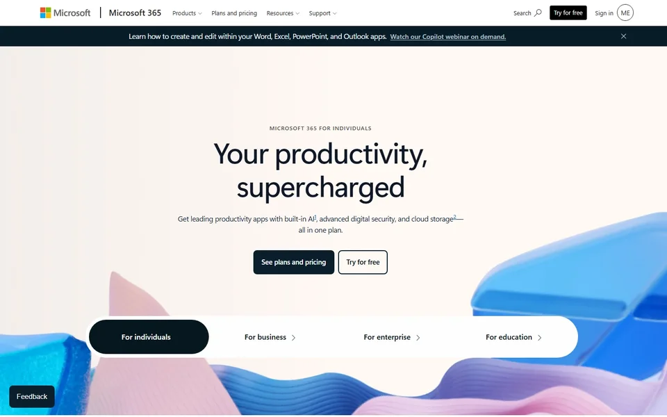 Microsoft 365 Homepage