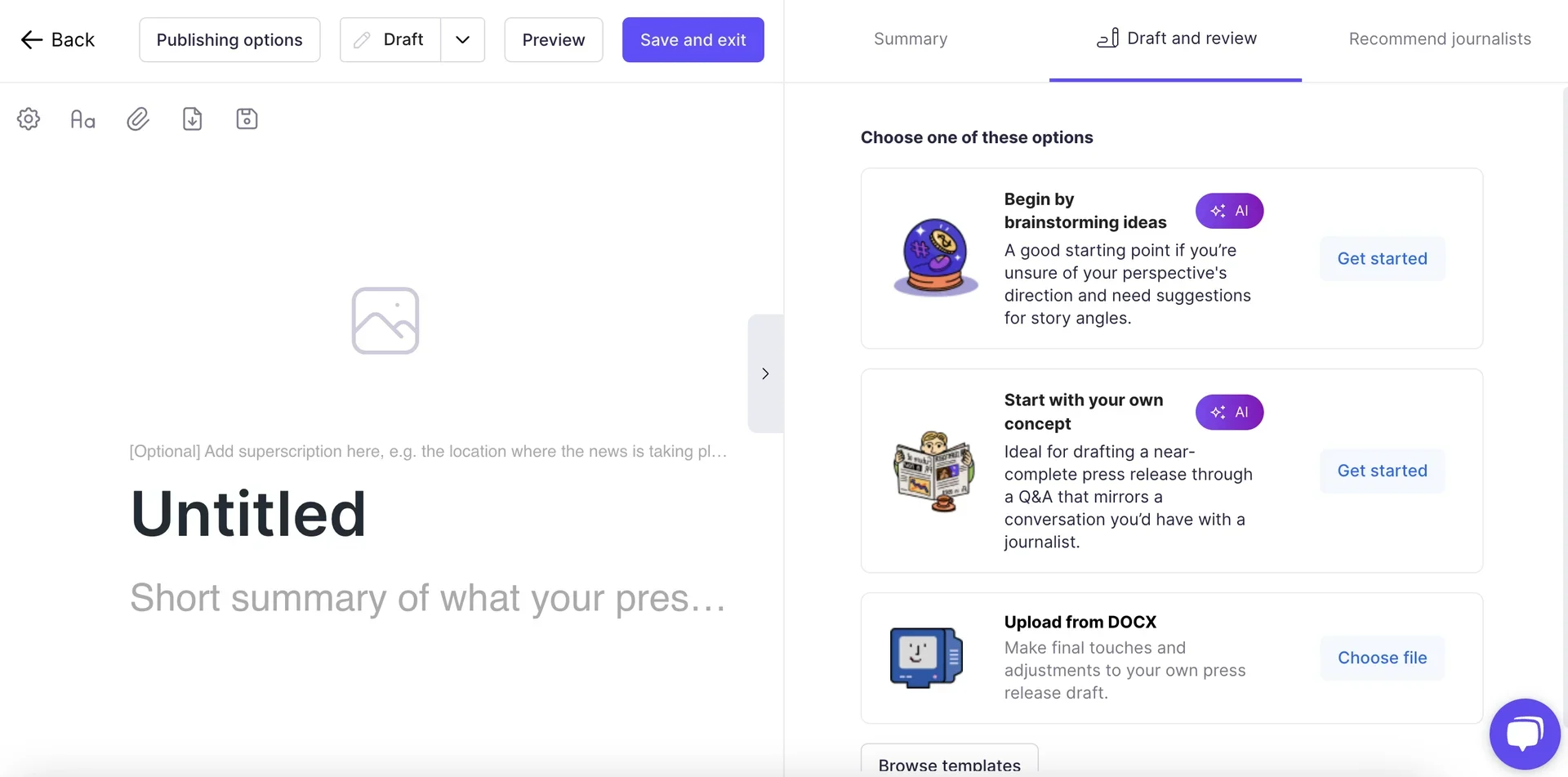 Press Release Editor With Ai Drafting