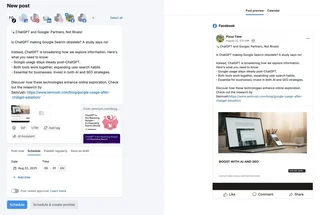Social Poster Post Editor