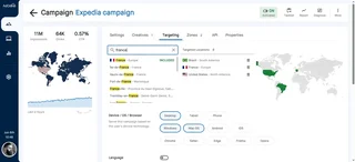 Campaign Targeting With Geo Map
